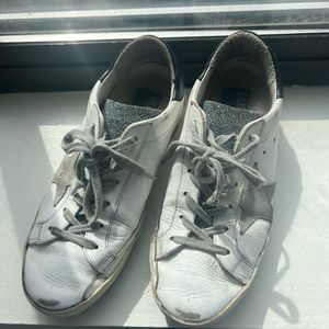 Golden Goose Limited Edition Swarovski Crystal Tongue Sneakers